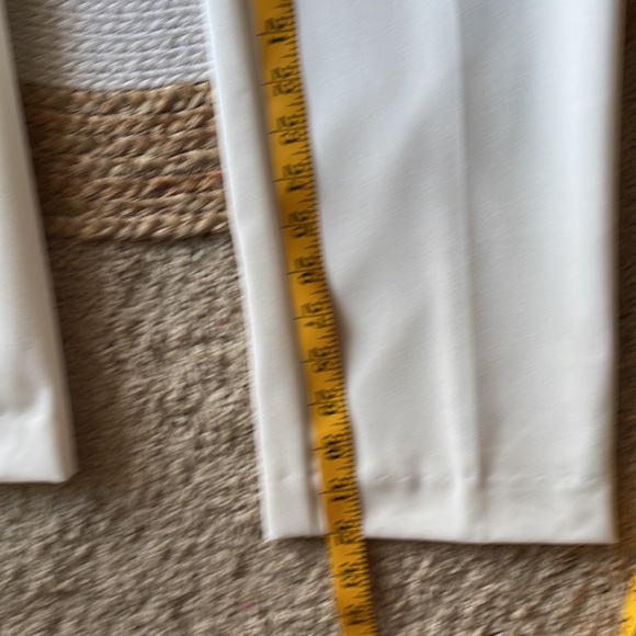 Alfani Straight leg off white pants-14 - Picture 14 of 16